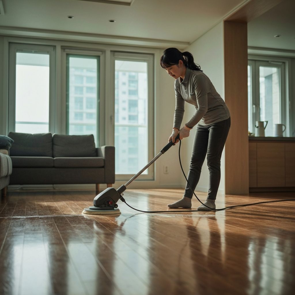 바닥 청소